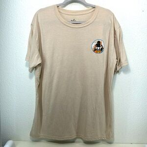 Men's XL Beige Japan Japanese skeleton Vibes* T-Shirt cotton tee comfy casual‎